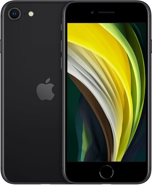 Apple iPhone SE 2nd Gen 64GB Unlocked Black - Very Good Condition
