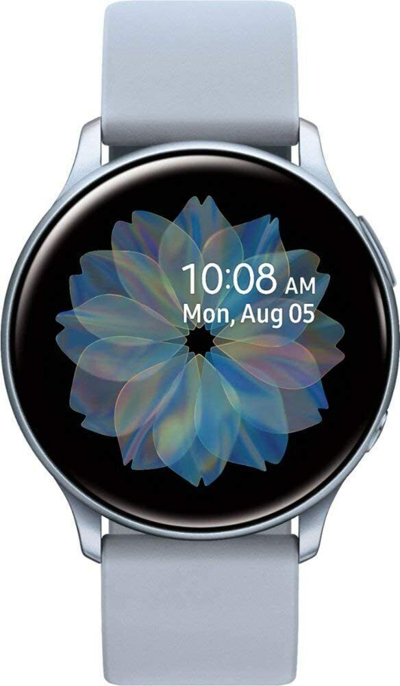 Samsung 1.4" 4GB 44mm Galaxy Watch Active2 Silicon Strap Silver - Used Condition