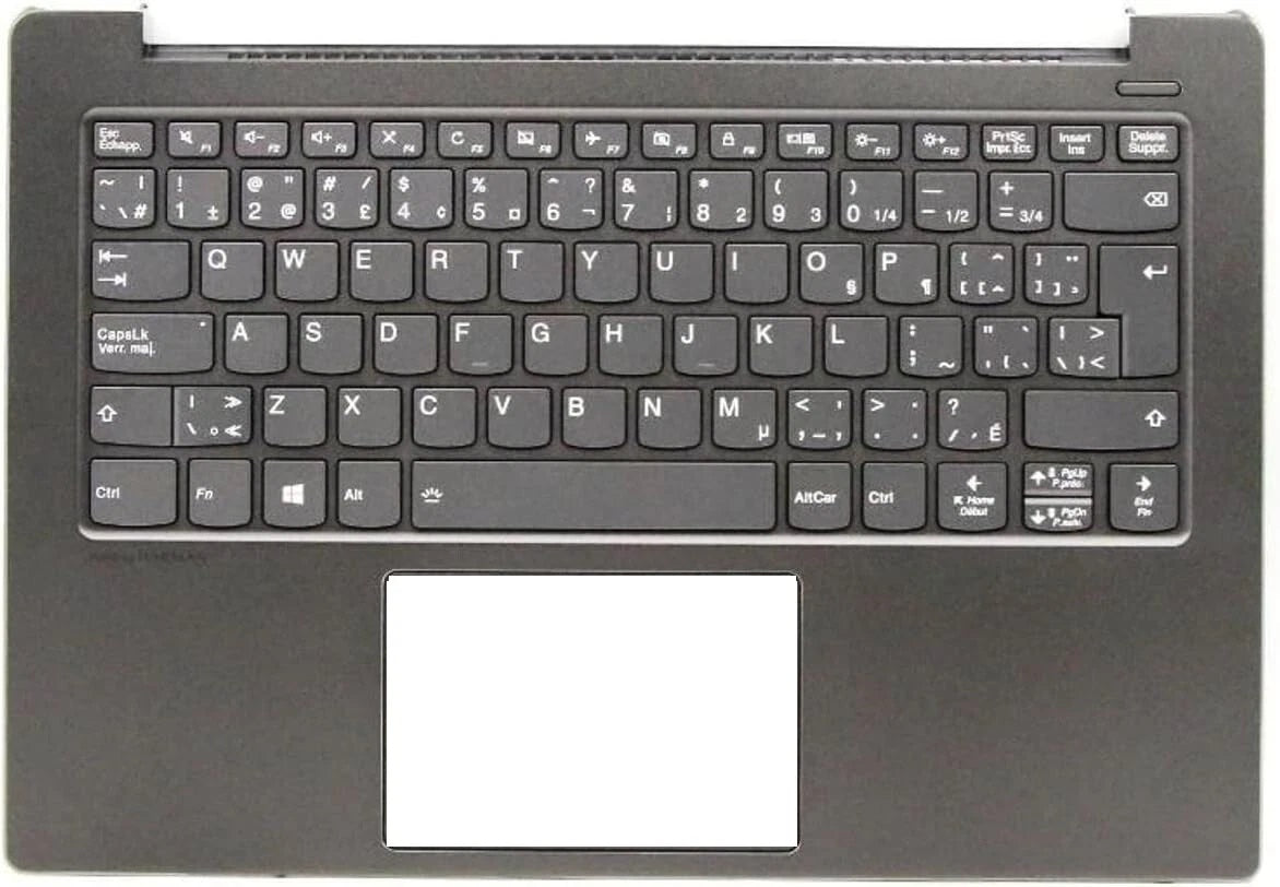 Lenovo IdeaPad 530S-14IKB 530S-14ARR C-Cover Upper Palmrest Assembly 5CB0R11579 US English Keyboard Black Grade A