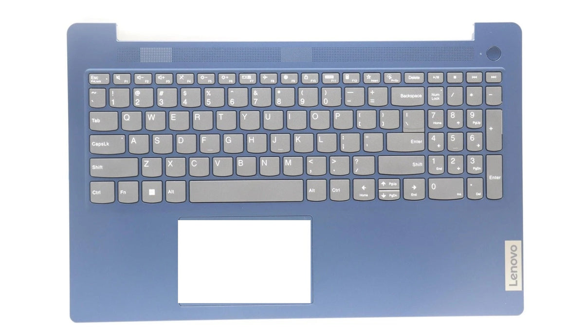 5CB1L16404 Lenovo Laptop Palmrest Upper Case Abyss Blue Keyboard US Layout
