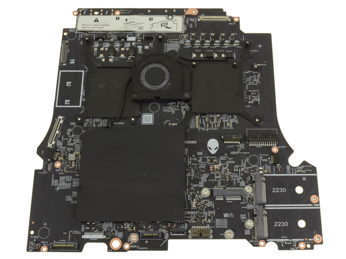 Dell Alienware m16 R2 Motherboard P0J2W 0P0J2W Intel Core i9-14900HX RTX 4070 8GB Dedicated GPU Main Board