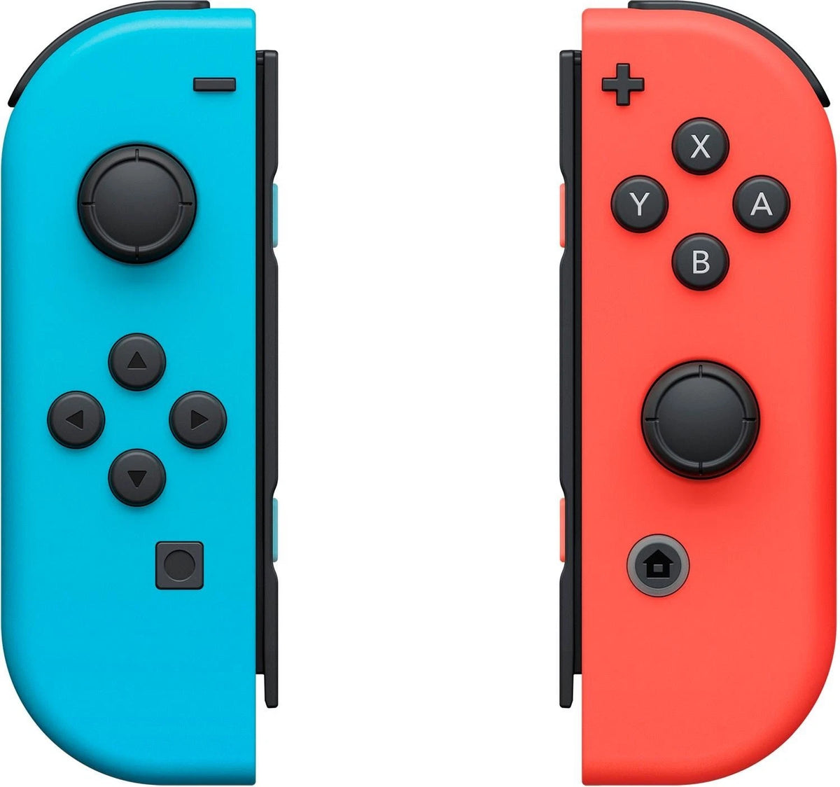 HACAJAEAA Generic Switch Joy-Con Controllers Neon Red Blue Pair