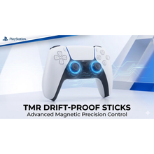 Load image into Gallery viewer, Sony PS5 DualSense Controller White TMR Drift-Proof Sticks Precision Upgrade
