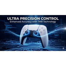Load image into Gallery viewer, Sony PS5 DualSense Controller White TMR Drift-Proof Sticks Precision Upgrade
