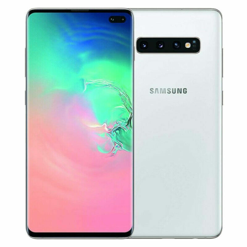 Samsung Galaxy S10+ Plus 128GB Unlocked Prism White - Pristine