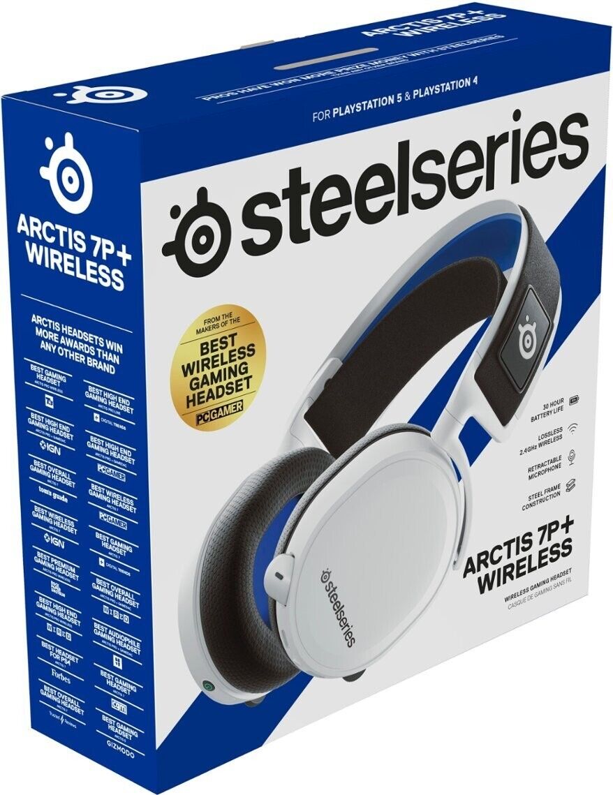 Arctis 7P+ Wireless Gaming Headset White