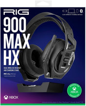 Load image into Gallery viewer, 900 Max HX Dual W/less Headset w/dock Xbox/PS/Switch/PC BLK
