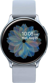 Samsung 1.4" 4GB 44mm Galaxy Watch Active2 Silicon Strap Silver - Used Condition