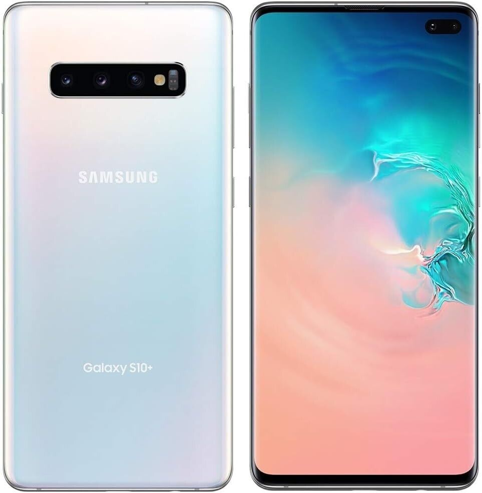 Galaxy S10+ Prism White 128GB Tracfone Locked