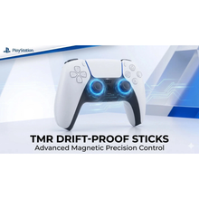 Load image into Gallery viewer, PS5 DualSense Controller White TMR Drift-Proof Sticks High Precision Gaming
