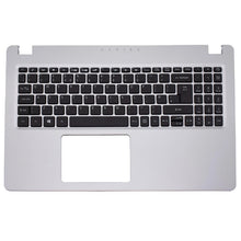 Load image into Gallery viewer, 6B.HDEN7.012 Acer Laptop Keyboard Upper Case Palmrest Silver Assembly

