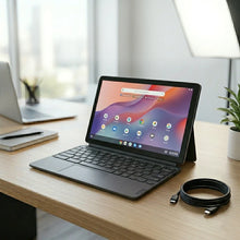 Load image into Gallery viewer, Lenovo IdeaPad Duet 3 Chromebook 11.0 82T6000EUS Snapdragon 7c Gen 2 128GB With Keyboard Folio Misty Blue Grade A Tested
