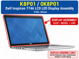 Dell Latitude 7480 7490 Series Laptop US English Backlit Dual Pointing Keyboard K8P01 0K8P01 Used Functional