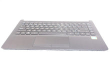 Load image into Gallery viewer, L24818-DB1 HP 14-CF0008CA 14-CF Palmrest Top Cover Ash Silver Keyboard Assembly
