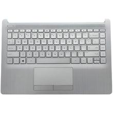 Load image into Gallery viewer, L91185-DB1 OEM HP Silver Upper Case With Keyboard Assembly
