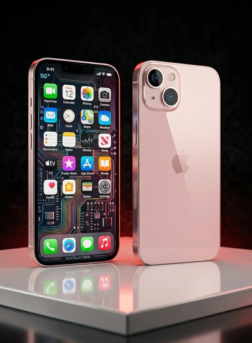 Apple iPhone 13 128GB Pink Factory Unlocked 5G iOS Smartphone MLA73LL/A