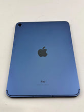 Load image into Gallery viewer, Apple iPad 10th Gen 64GB Blue 5G Unlocked MQ6K3LL/A Tablet 100% Battery AA++
