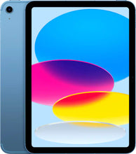 Load image into Gallery viewer, Apple iPad 10th Gen 64GB Blue 5G Unlocked MQ6K3LL/A Tablet 100% Battery AA++
