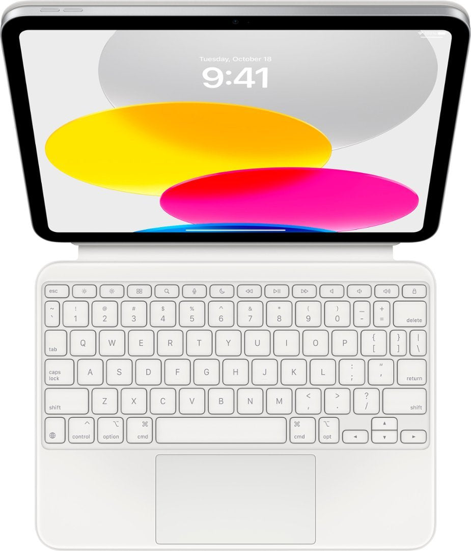 Apple iPad 10th Gen Magic Keyboard Folio US English White - Excellent Condition
