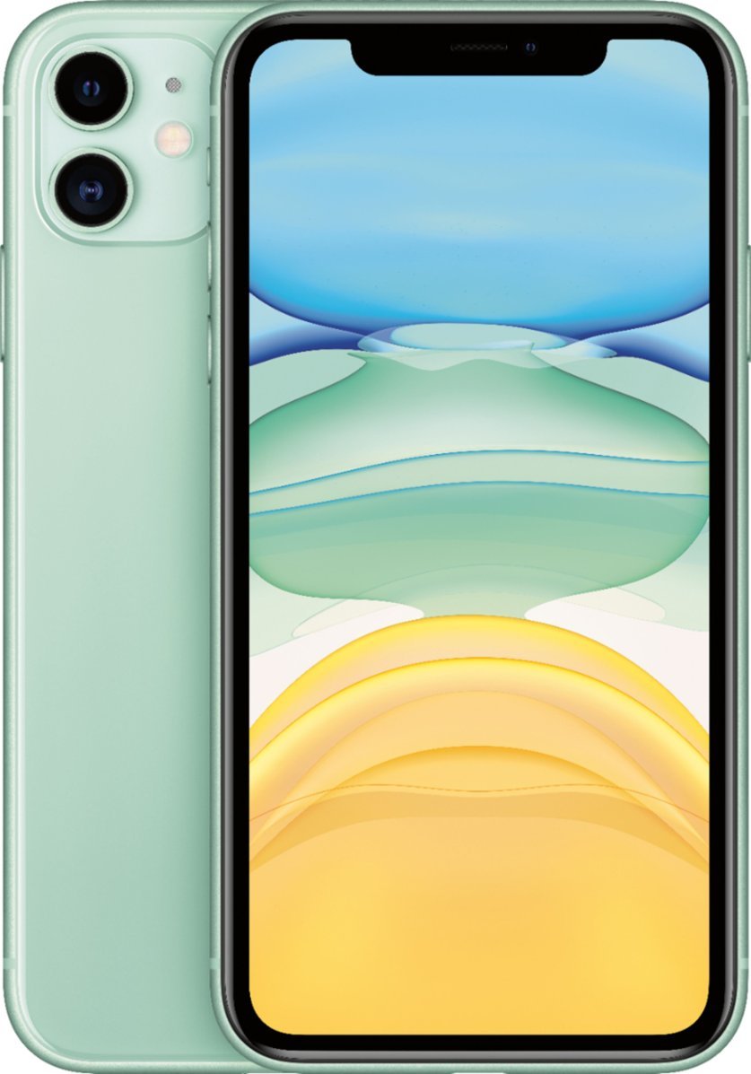 Apple iPhone 11 128GB Green Unlocked MESSAGE LCD