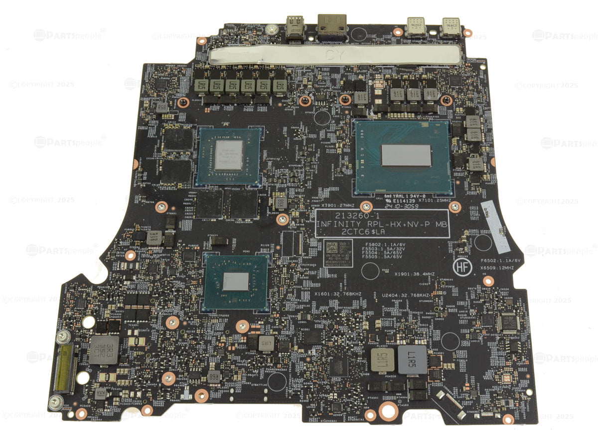 Dell Alienware m16 R2 Motherboard P0J2W 0P0J2W Intel Core i9-14900HX RTX 4070 8GB Dedicated GPU Main Board