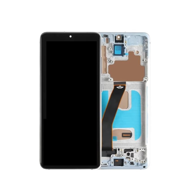 Samsung Galaxy S20 5G SM-G981 Dynamic AMOLED 2X Display Touch Screen Digitizer Assembly with Frame Cosmic Gray Tested
