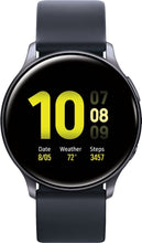 Load image into Gallery viewer, Samsung Galaxy Active 2 Smartwatch 40mm Black With 2 WIFI chargers/Very Good
