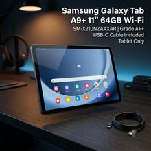 Load image into Gallery viewer, Samsung Galaxy Tab A9+ 11" 64GB Wi-Fi Graphite Gray Tablet SM-X210NZAAXAR A++
