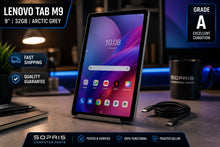Load image into Gallery viewer, Lenovo Tab M9 9" 32GB Wi-Fi Arctic Gray Android Tablet ZAC30056US Excellent A++
