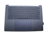 5CB1P73924 Lenovo Yoga Slim 7 14Q8X9 Palmrest Backlit Keyboard Touchpad Blue