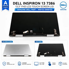 Load image into Gallery viewer, W8Y53 0W8Y53 Genuine Dell Inspiron 13 7386 2-in-1 13.3" FHD LCD Touch Screen Lid

