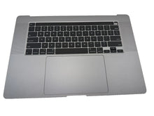 Load image into Gallery viewer, 661-13161 Apple MacBook Pro 16 Inch A2141 2019 Upper Top Case Palmrest Magic Keyboard With Battery Space Gray Grade B Tested
