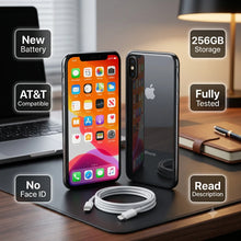 Load image into Gallery viewer, Apple iPhone X 256GB Space Gray AT&amp;T MQAM2LL/A New Battery No Face ID Read Desc

