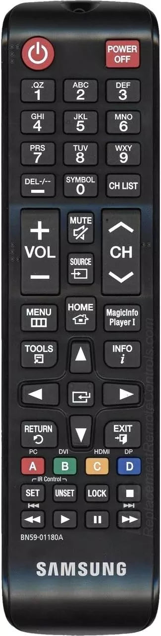 BN59-01180A Samsung Tv Remote Control For LH46OHDPKBC/GO LH49PHFPBGC/GO