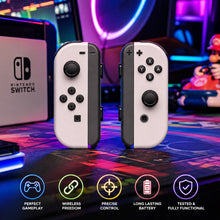 Load image into Gallery viewer, Nintendo Switch OLED Joy-Con Controllers White Left Right L/R Pair HACAJAWLR
