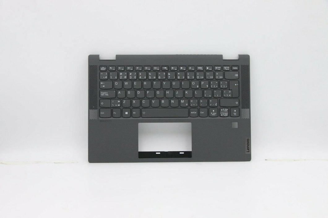 5CB0Y85498 Lenovo Upper Case With Keyboard Canada Gray For Flex 5-14IIL05 81X1