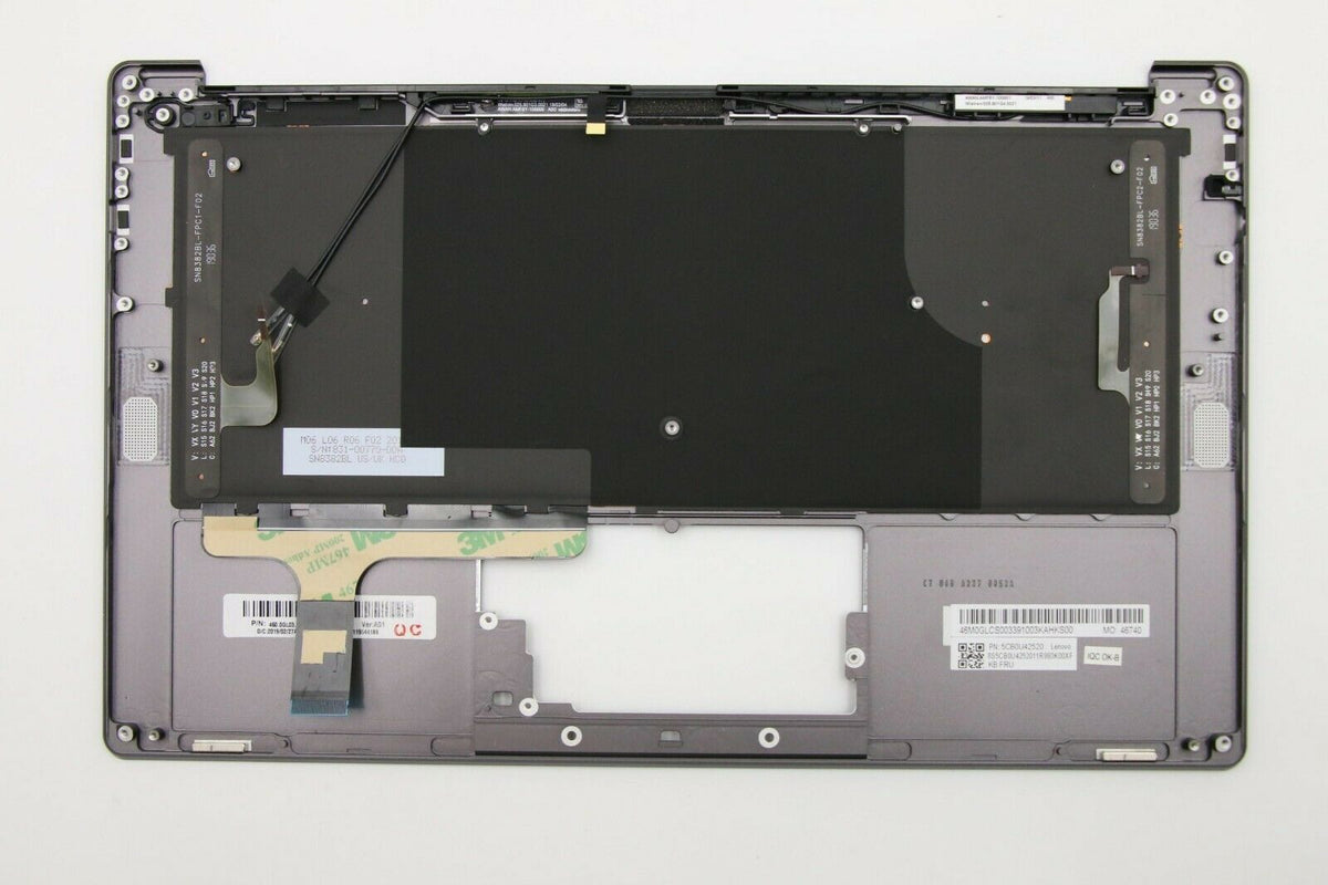 5CB0U42520 Lenovo Upper Case Assembly With Keyboard For IdeaPad S940-14IWL 81R0