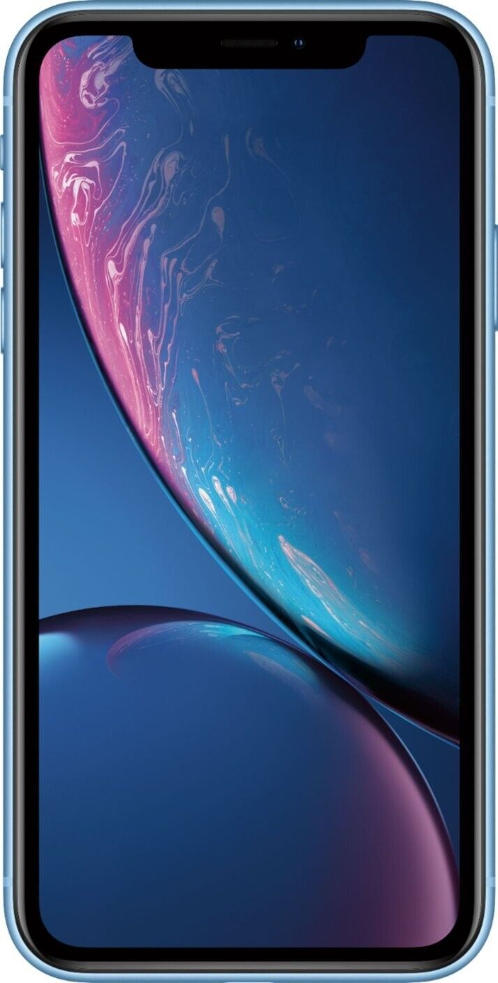 apple iPhone XR 256GB blue unlocked- new battery