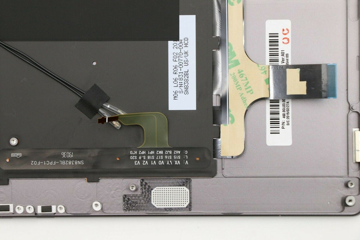 5CB0U42520 Lenovo Upper Case Assembly With Keyboard For IdeaPad S940-14IWL 81R0