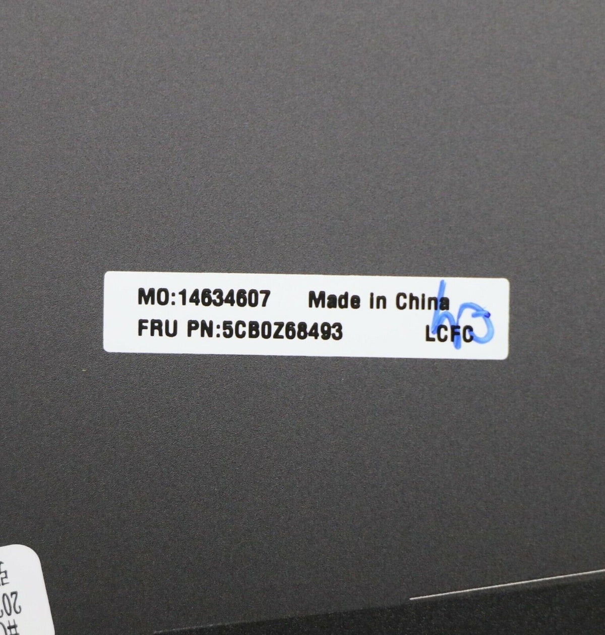 5CB0Z68493 Lenovo Lower Case Assembly L 82BG SBK Genuine New
