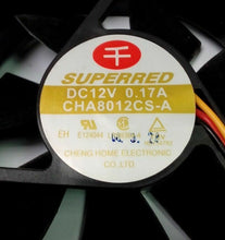 Load image into Gallery viewer, CHA8012CS-A IBM 22P4447 22P4446 80mm Cooling Fan SuperRed Assembly
