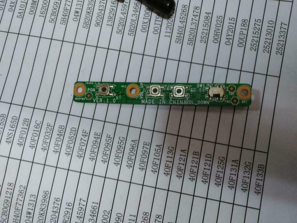 11202011 Lenovo Flex20 Msi Beta Power Switch Board Laptop
