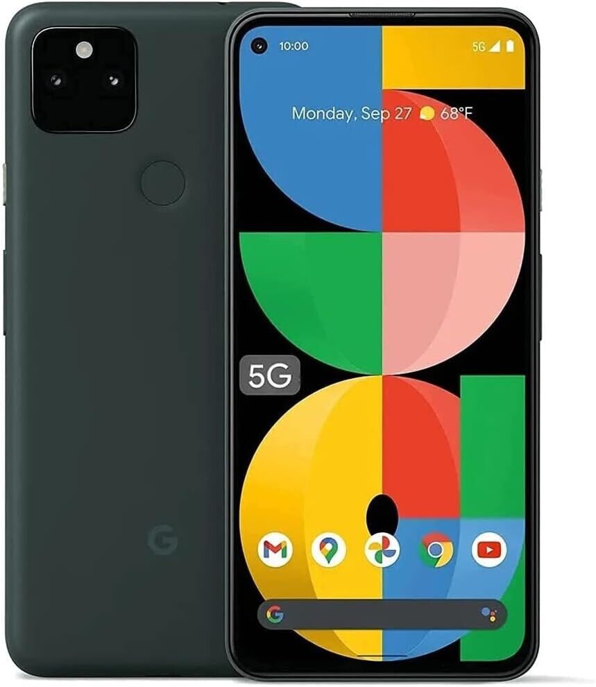 Google Pixel 5a Mostly Black 128GB Fi