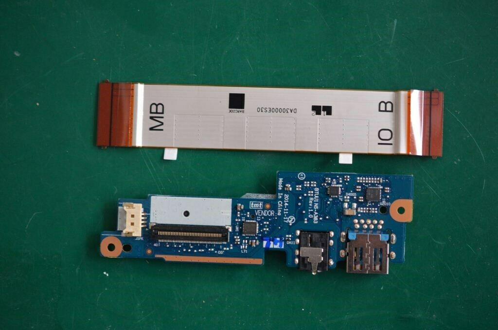 5C50H35680 80JH00FLUS Lenovo USB Audio OI Board w/ Cable yoga 3-1470 laptop
