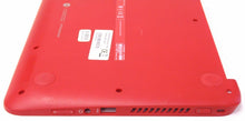 Load image into Gallery viewer, 755725-001 11-N001TUx360 HP Pavilion CPU Base Enclosure Chassis Bottom Red 
