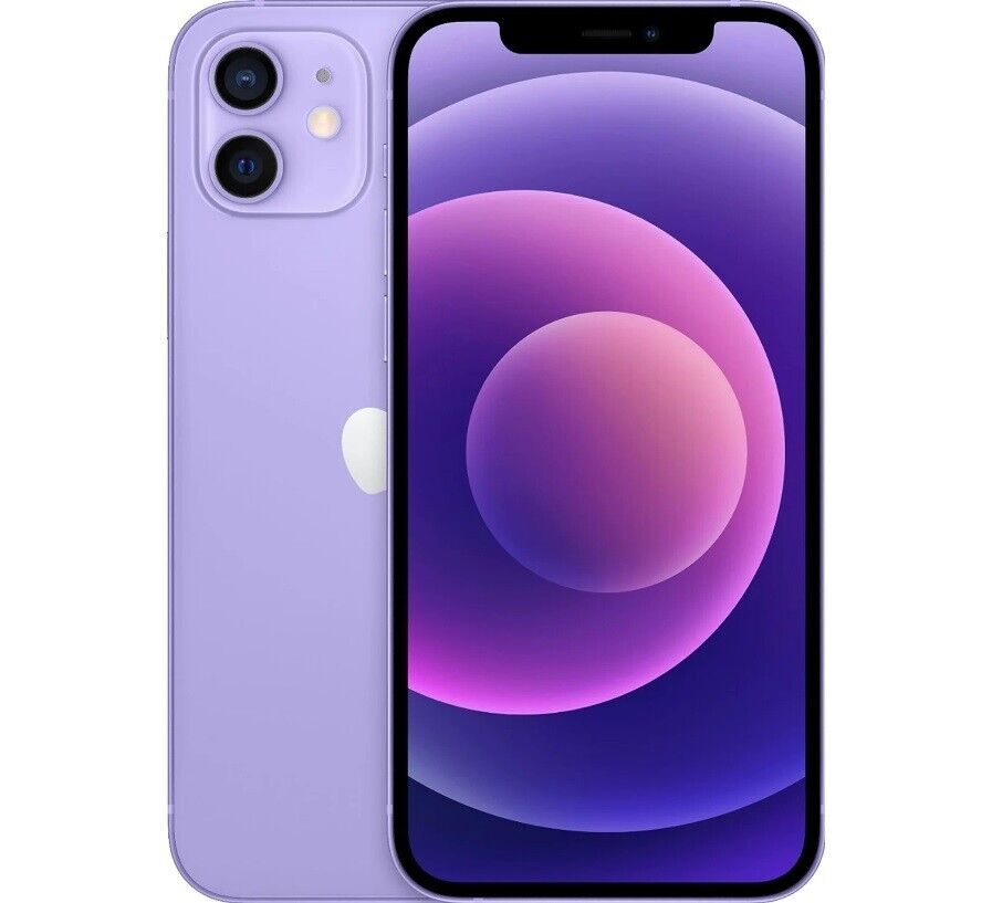 Apple iPhone 12 64GB Purple TRACFONE WIRELESS LOCKED
