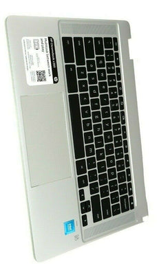 M47696-001 Hp Top Cover Silver W Keyboard US Assembly For Chromebook 14B-CB0000