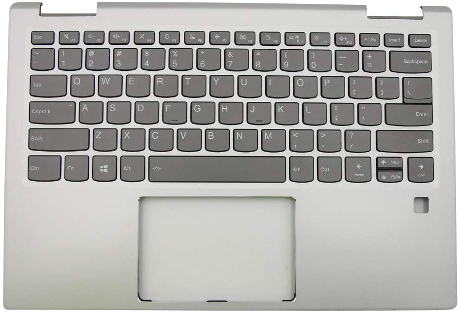 5CB0N67975 Lenovo Upper Case With Keyboard Silver For Yoga 720-13IKB 80X6 81C3 Like New