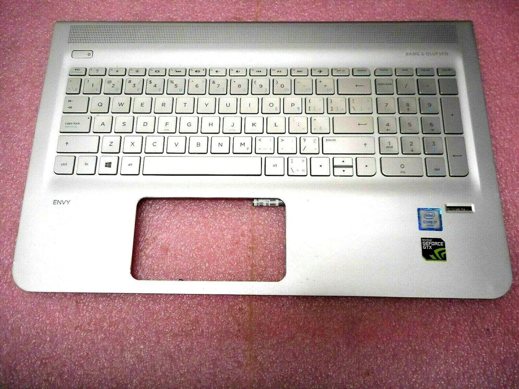 812726-DB1 HP Bottom Top Cover With Keyboard Isk For Envy 15T-AE000 Notebook Like New