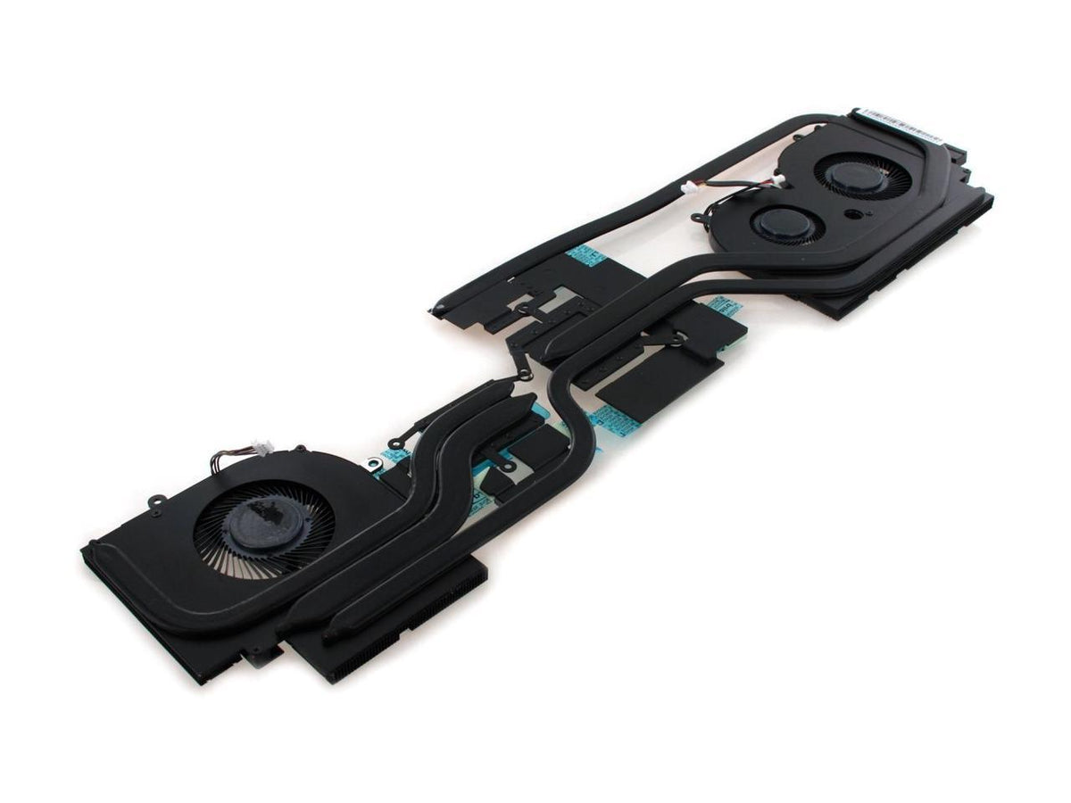 E32-2500280-A87 MSI Gaming Laptop Thermal Heatsink Assembly With 3 Cooling Fans OEM Like New